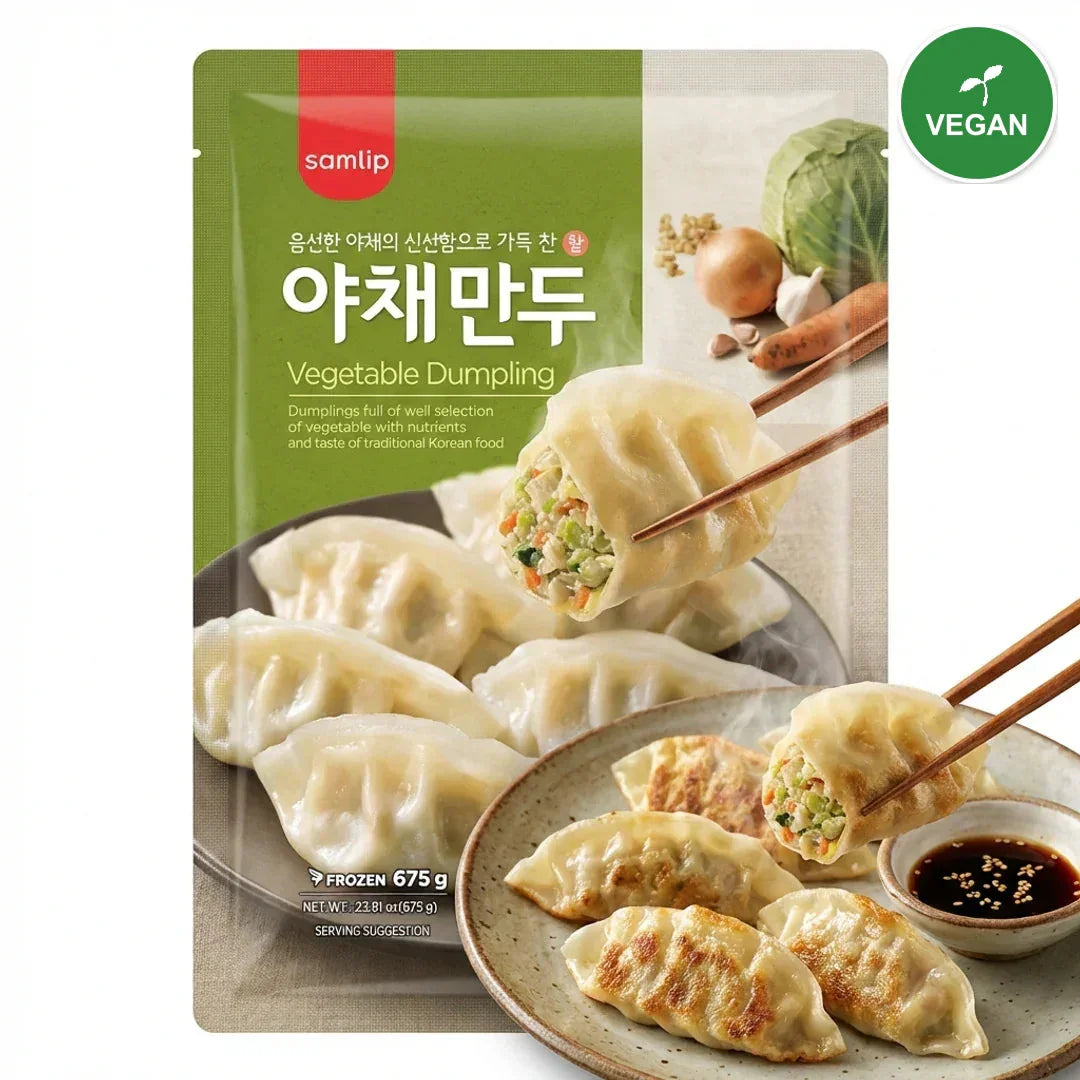 Samlip Vegetable Dumplings 675g - Frozen - Vegan