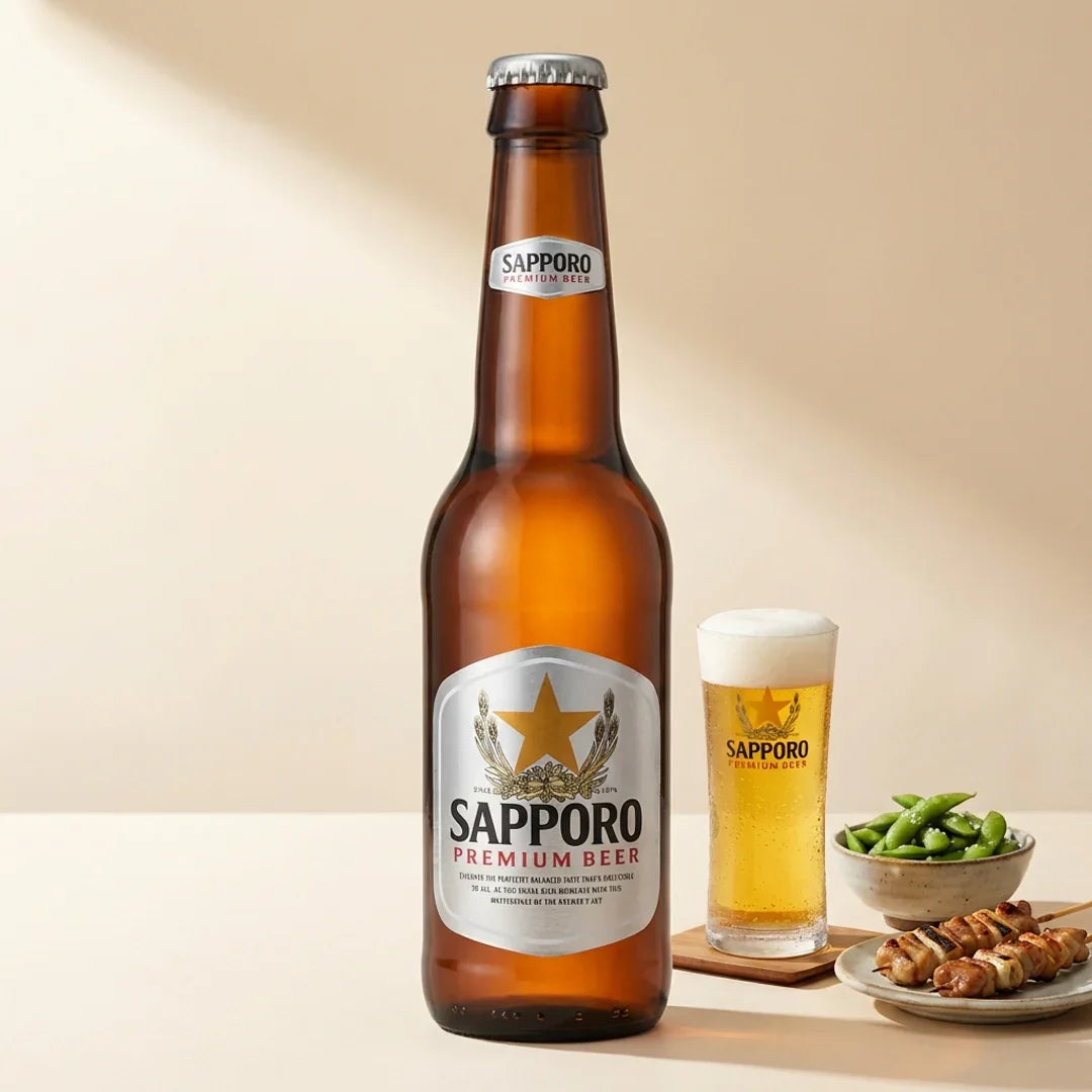 Sapporo Japanese Beer Alc.4.7% 330ml