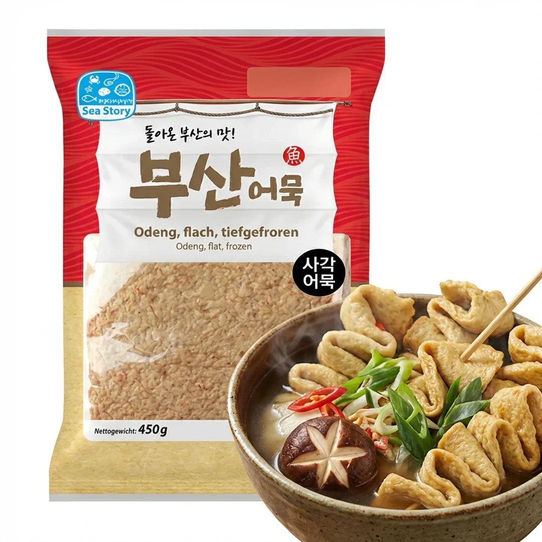 Seastory Square Fish Cake 450g - Frozen