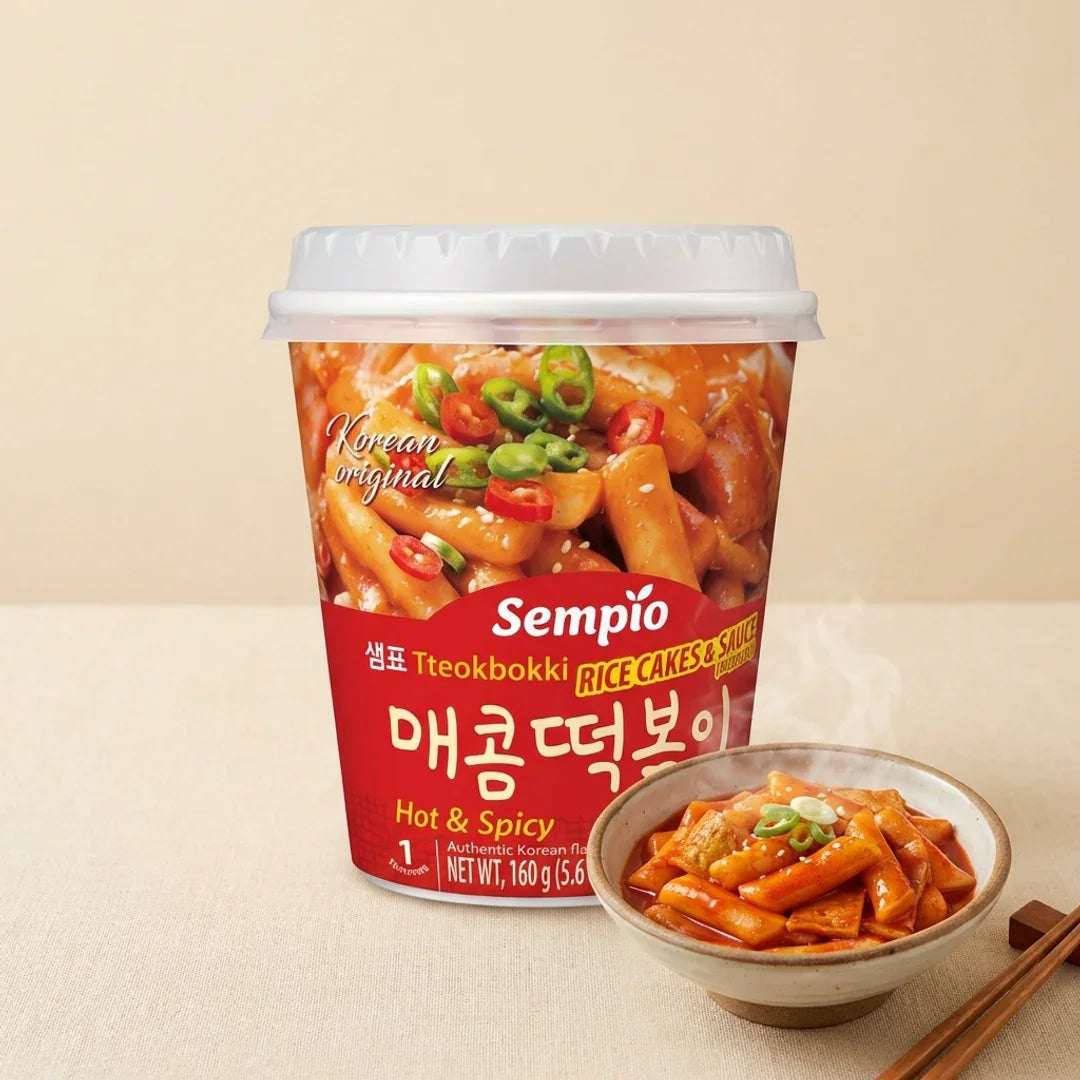 Sempio Spicy Tteokbokki Cup 160g