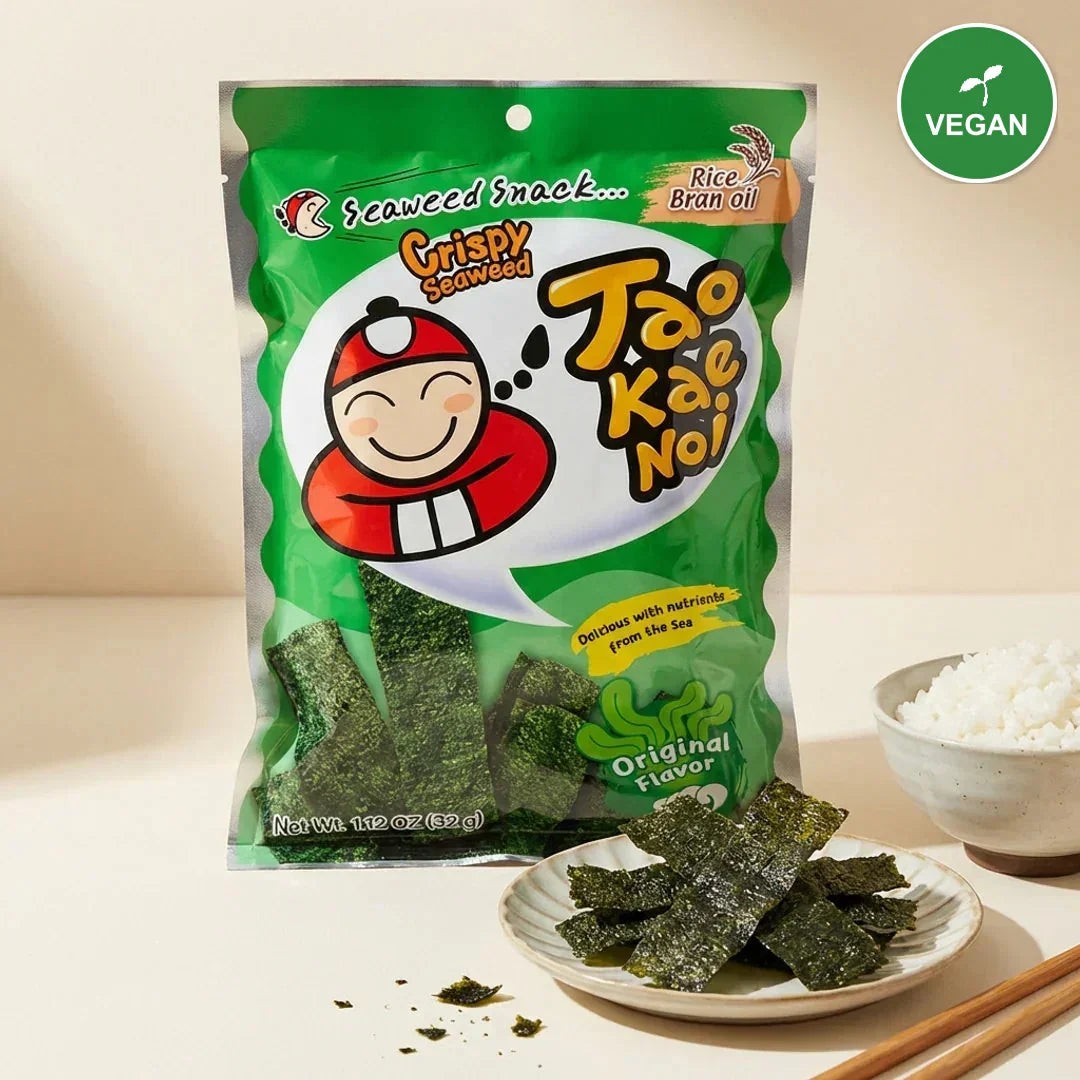 Taokaenoi Seaweed Snack Original 32g - Vegan
