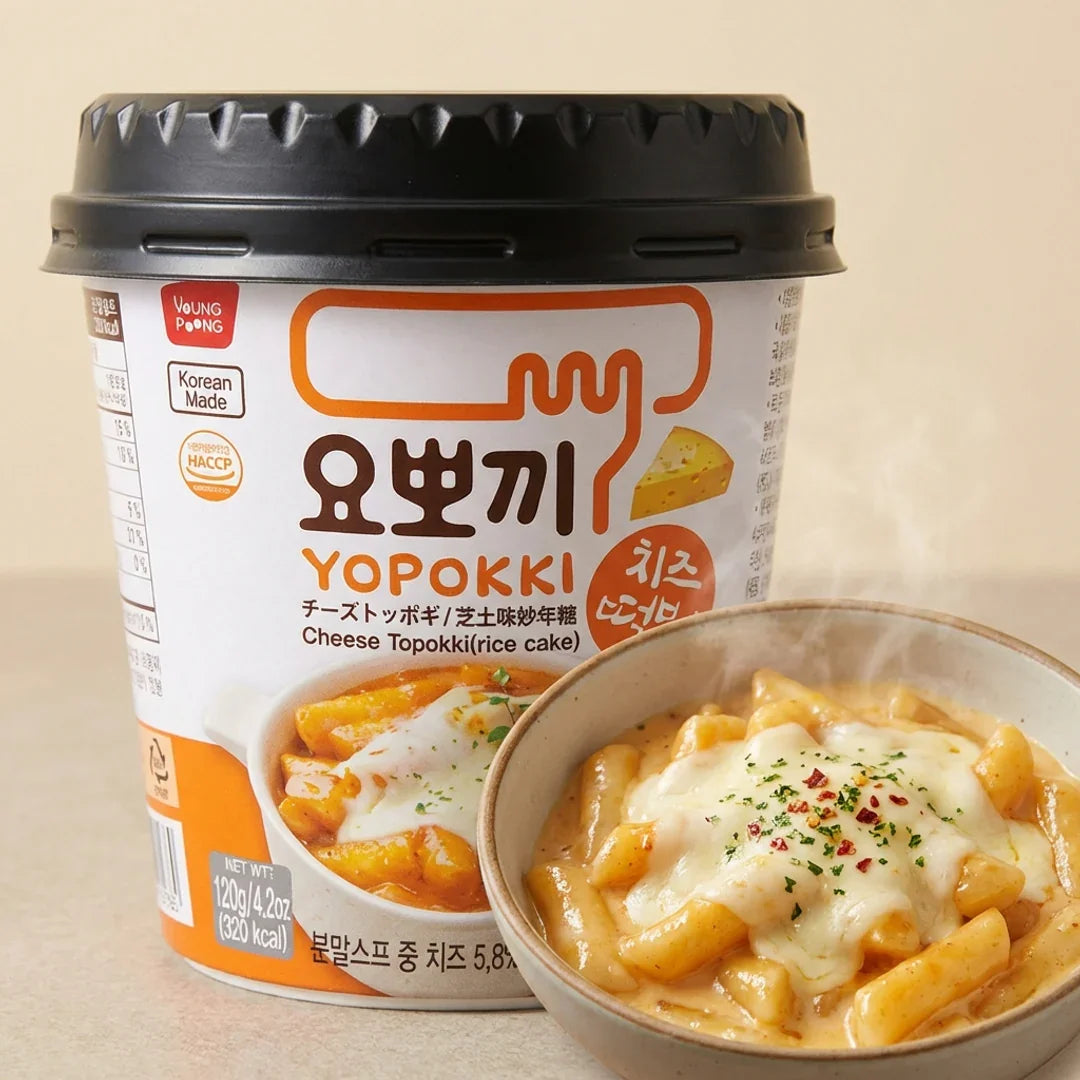 Youngpoong Yopokki Cheese Tteokbokki Cup 120g