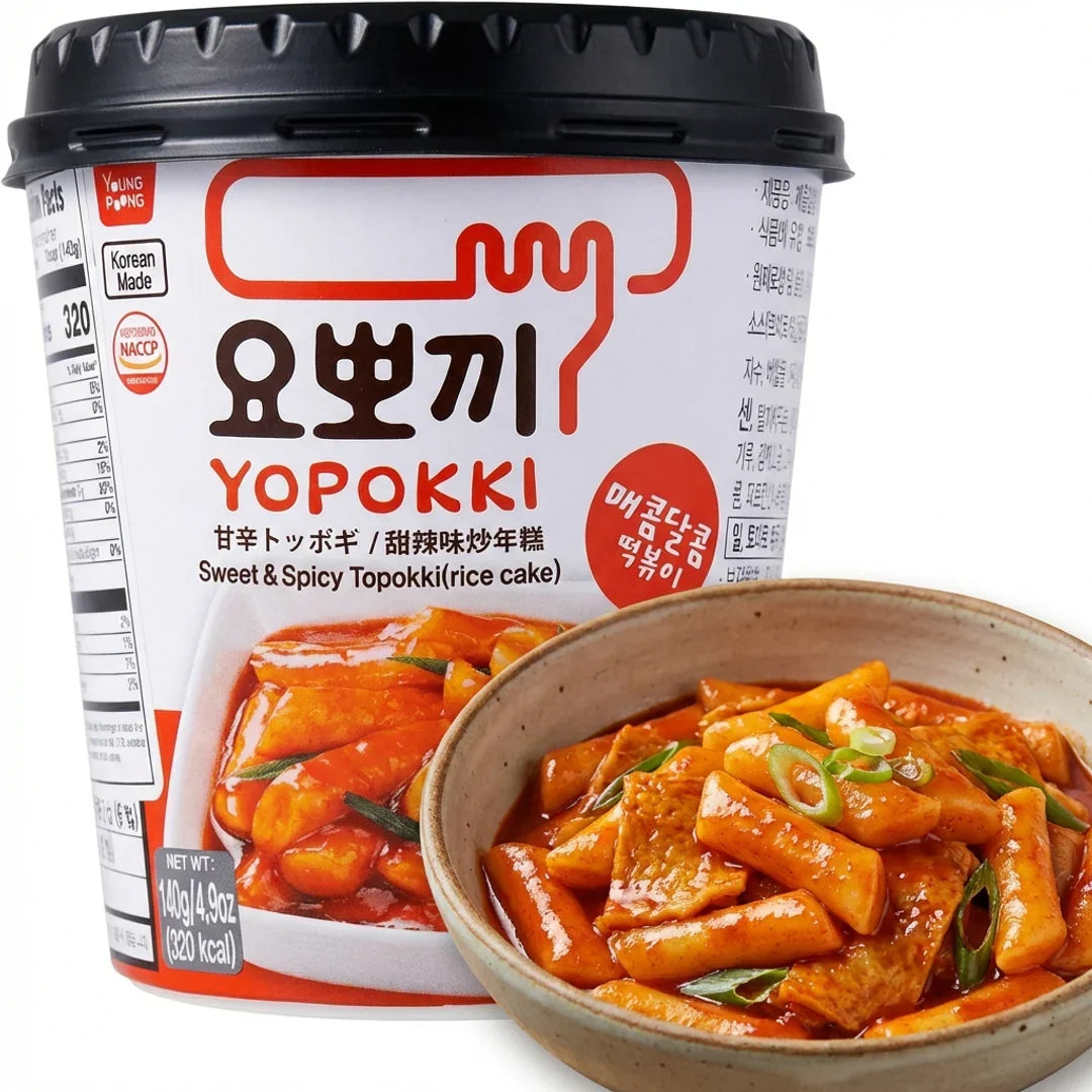 Youngpoong Yopokki Sweet & Spicy Tteokbokki 140g