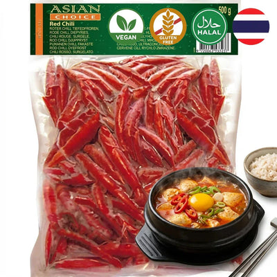 (1+1) 아시안초이스 태국 홍고추 500g - 냉동