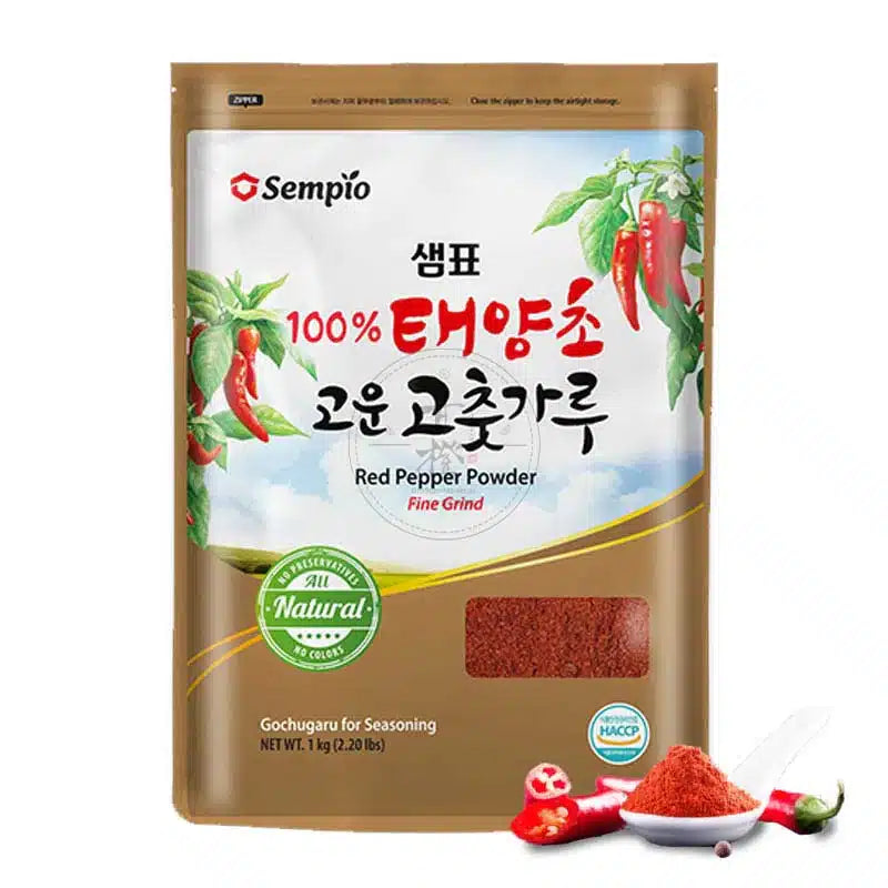 샘표 100% 태양초 고운 고춧가루 500g - DotAsia