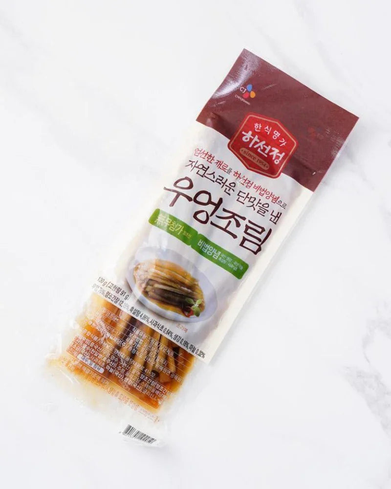 CJ 하선정 우엉조림 130g - 냉장 - DotAsia