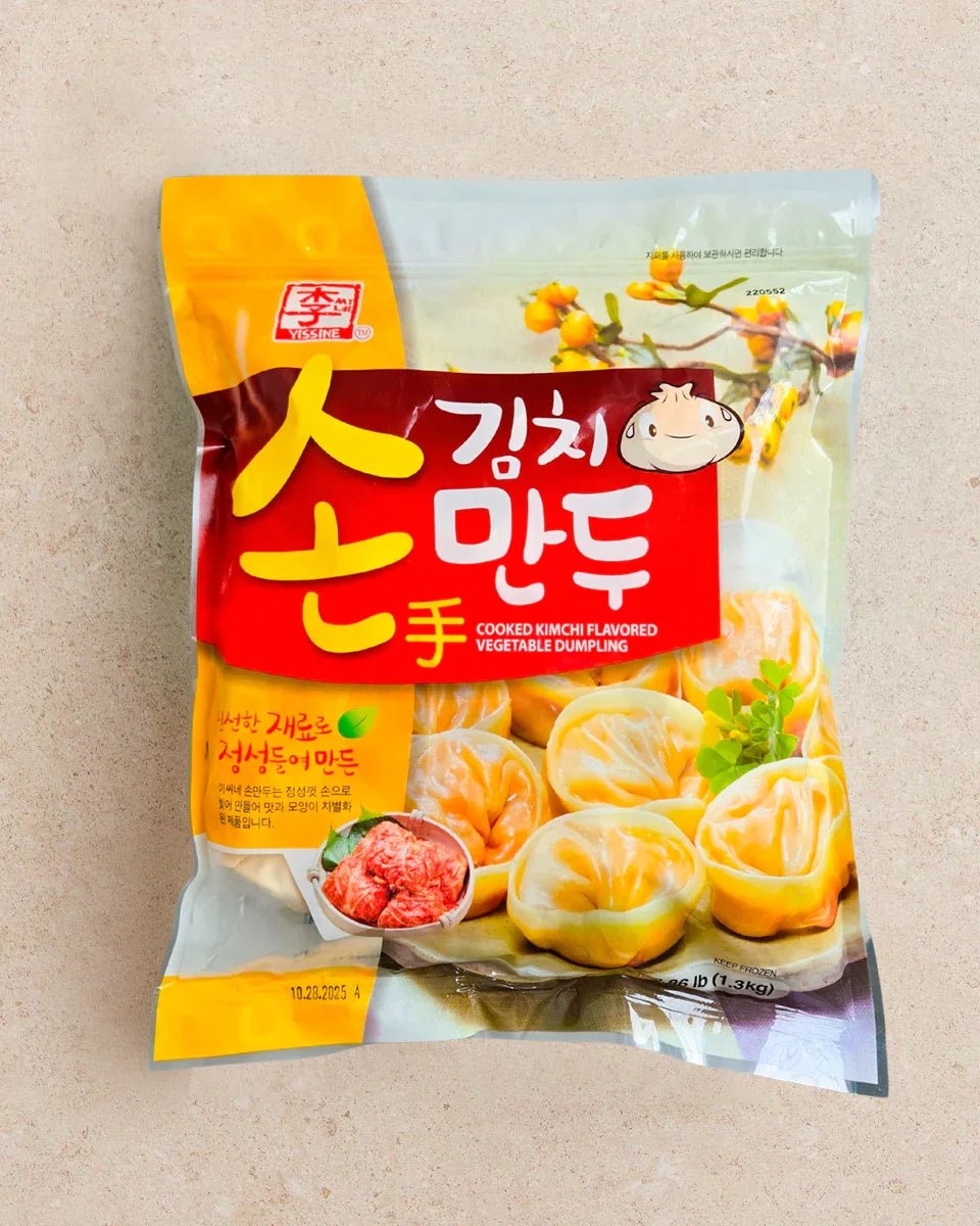 Lee's House Kimchi Hand-made Dumplings 1.3kg - Frozen - DotAsia