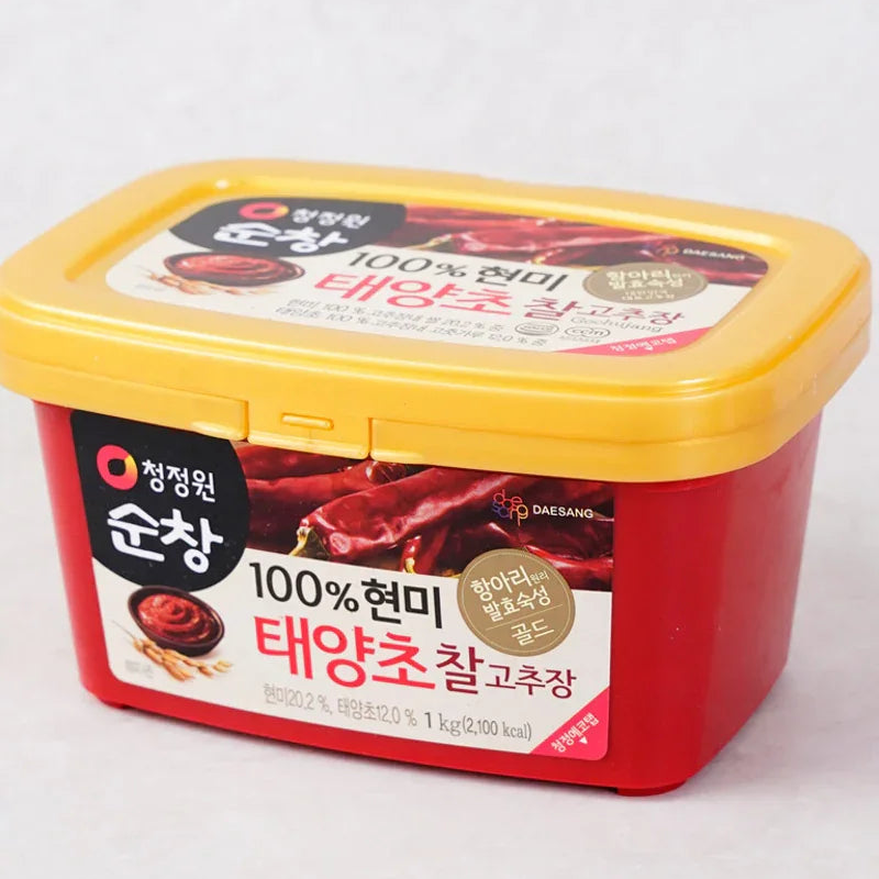 청정원 순창 100% 현미 태양초 찰고추장 1kg - DotAsia
