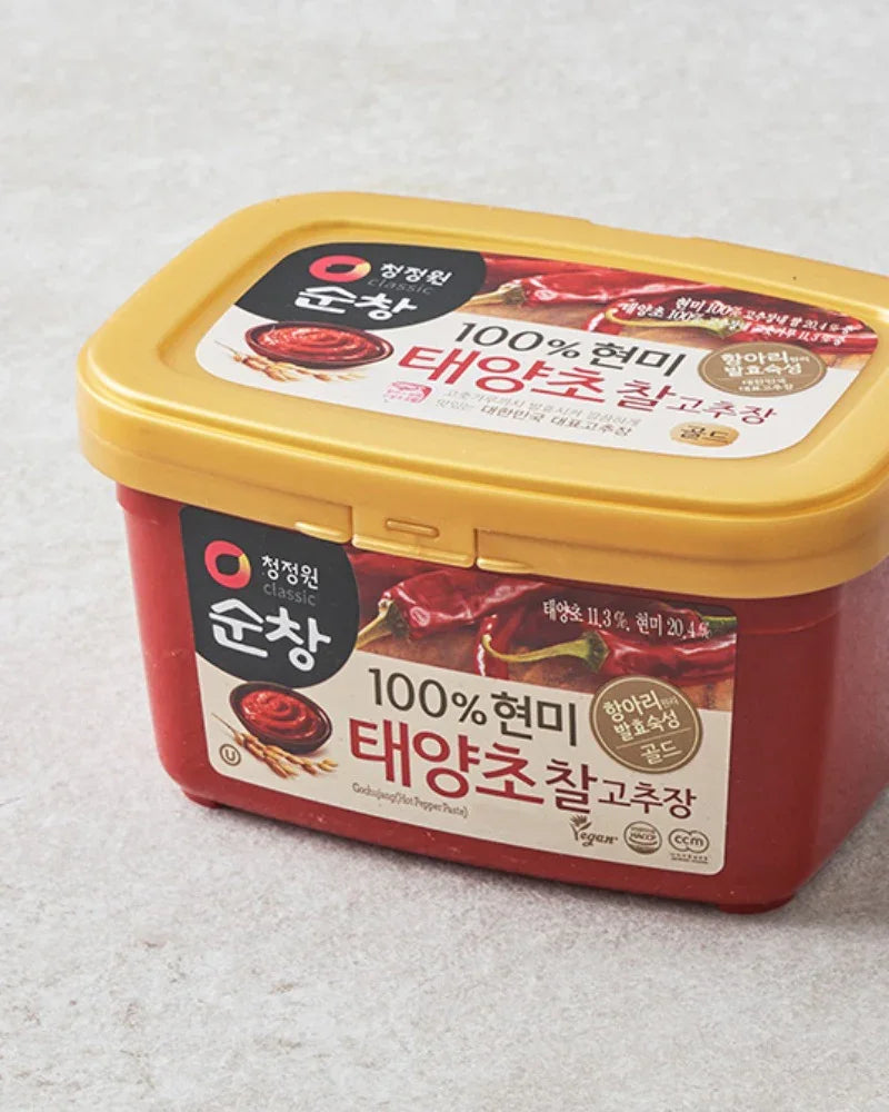 Chungjungone Sunchang 100% Brown Rice Sun-Dried Sticky Gochujang 2kg - DotAsia