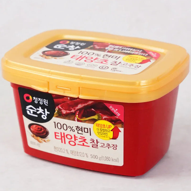 청정원 순창 100% 현미 태양초 찰고추장 500g - DotAsia