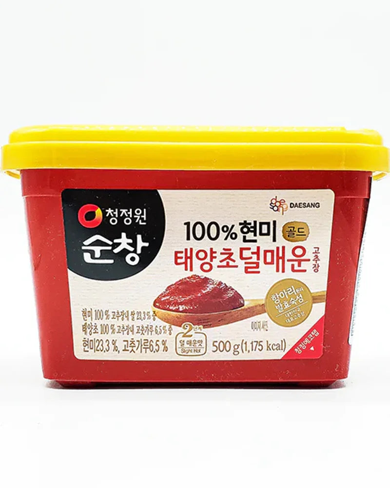 Chungjungone Sunchang 100% Brown Rice Sun-Dried Mild Gochujang 500g - DotAsia