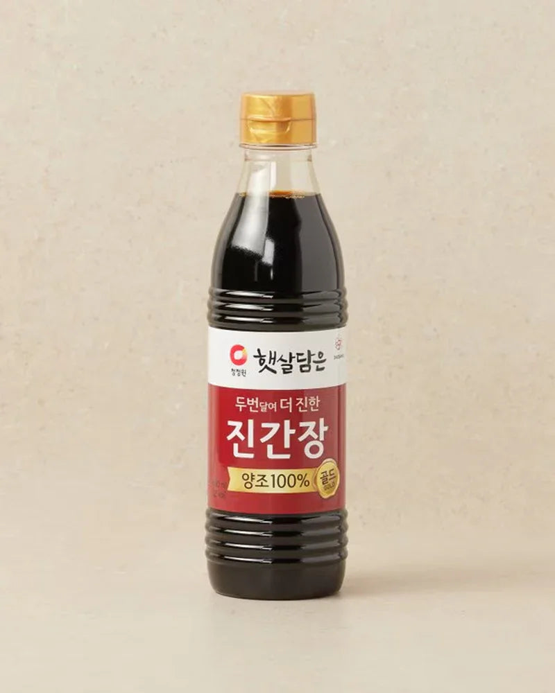Chungjungone Sun-Soaked Jin Ganjang Brewed 100% Gold 500ml - DotAsia