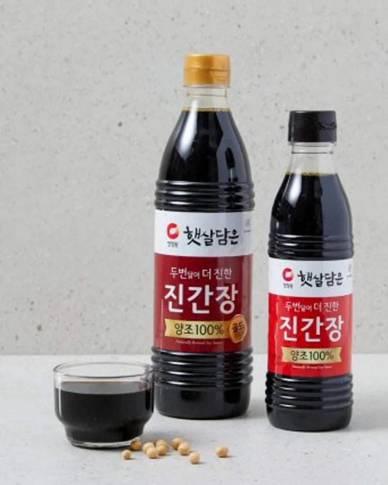 Chungjungone Sunshine-Infused Jin Ganjang Brewed 100% Gold 840ml - DotAsia