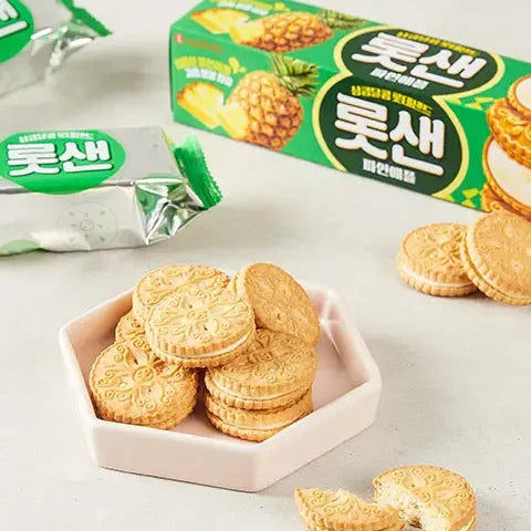 롯데샌드 파인애플 오리지널 105g - DotAsia