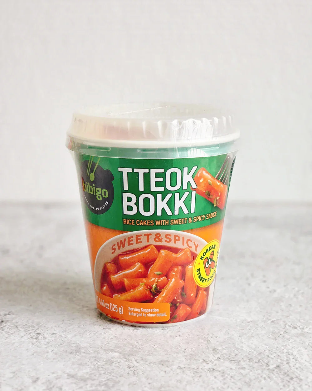 비비고 매콤달콤 떡볶이 컵 125g - DotAsia