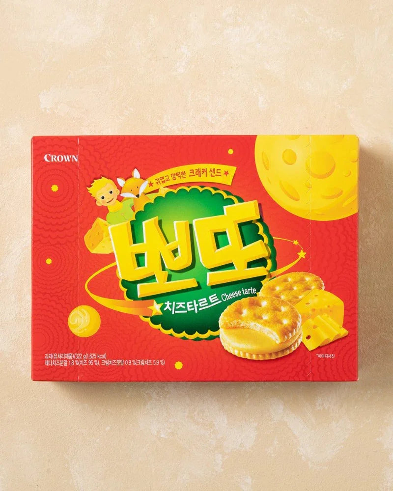 Crown Bbotto Cheese Tart 161g - DotAsia