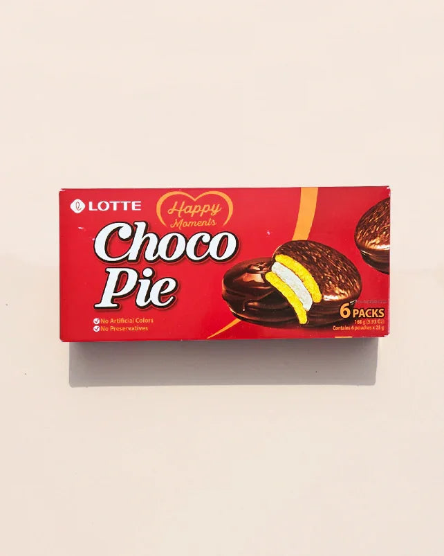 Lotte Choco Pie 168g (6 pieces) 1 - DotAsia