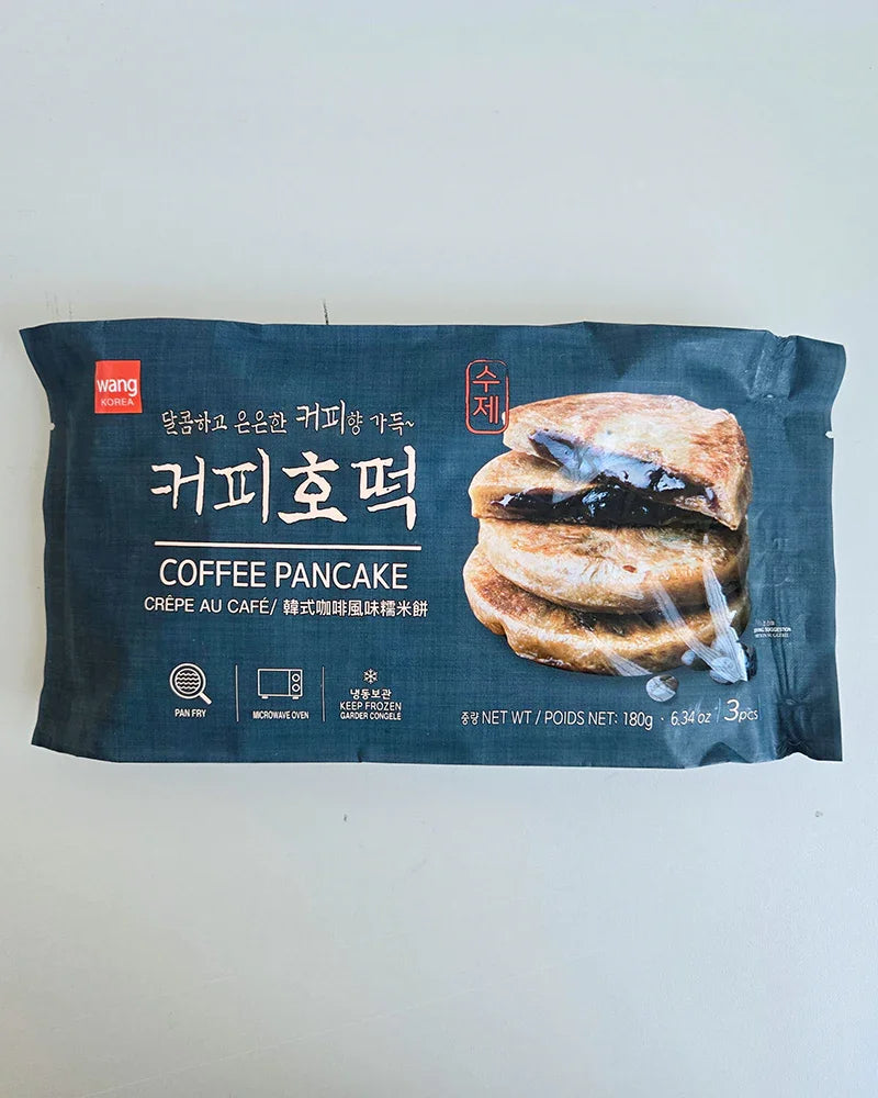 Wang Coffee Hotteok 180g (3 pieces) - Frozen - DotAsia