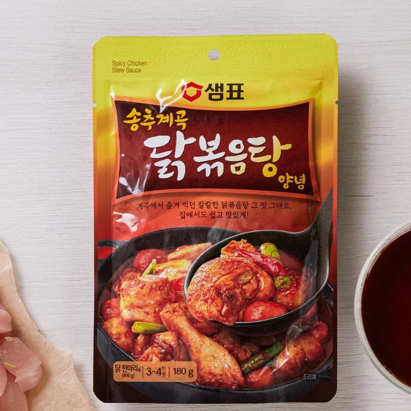 샘표 송추계곡 닭볶음탕양념 180g - DotAsia