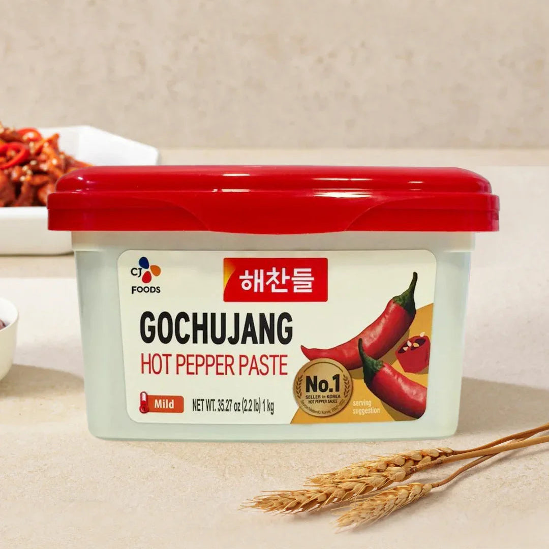 해찬들 맛있는 태양초 고추장 1kg - DotAsia