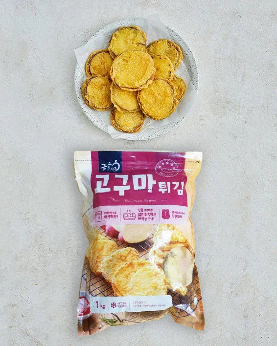굿프랜즈 고구마 튀김 1kg - 냉동 - DotAsia