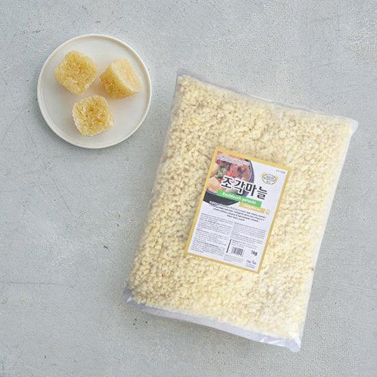 풍년 조각 마늘 (다진 마늘) 1kg - 냉동 - DotAsia