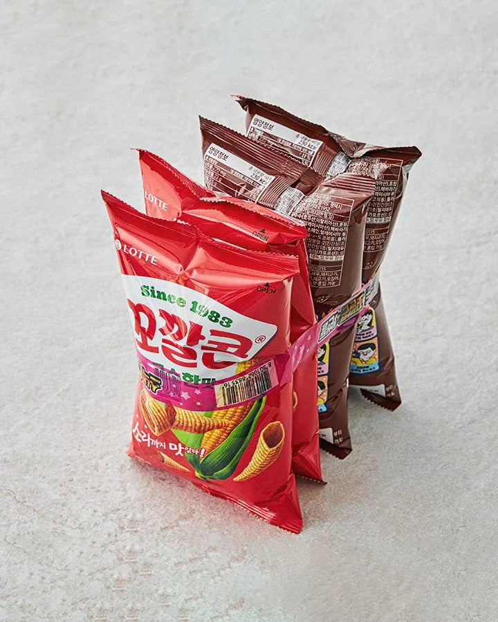 롯데 꼬깔콘 고소한맛 *2개입 + 군옥수수맛*2개입 묶음 - DotAsia
