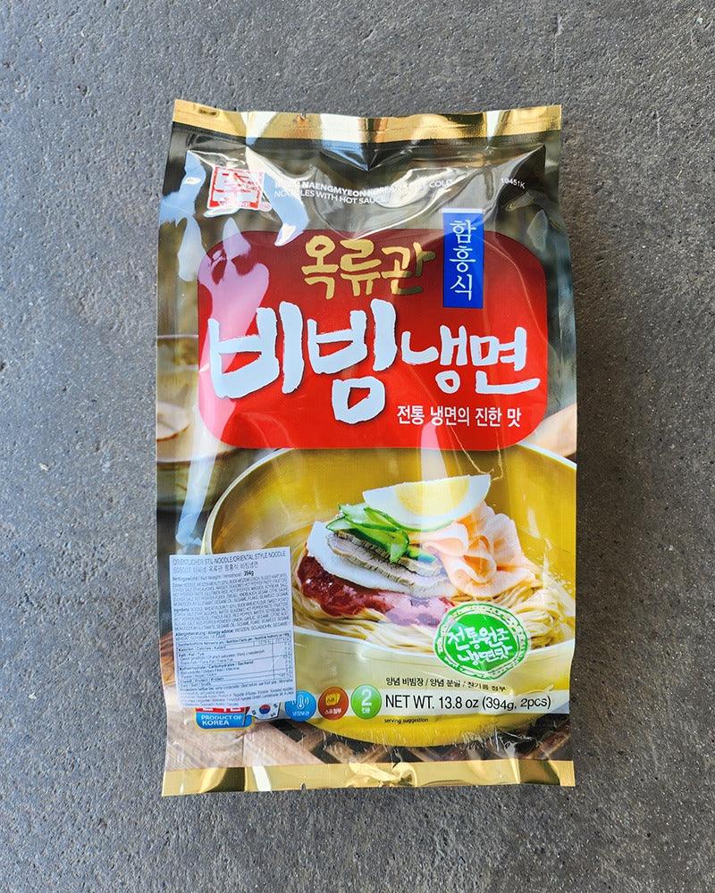 Lee's House Okryugwan Hamheung-style Bibim Naengmyeon (Cold Mixed Noodles) for 2 Servings 394g - DotAsia