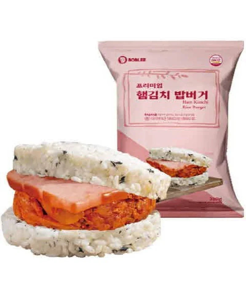 Baplee Ham Kimchi Rice Burger 200g - Frozen - DotAsia