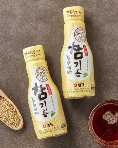 Sempio Whole Sesame Sesame Oil 200ml - DotAsia