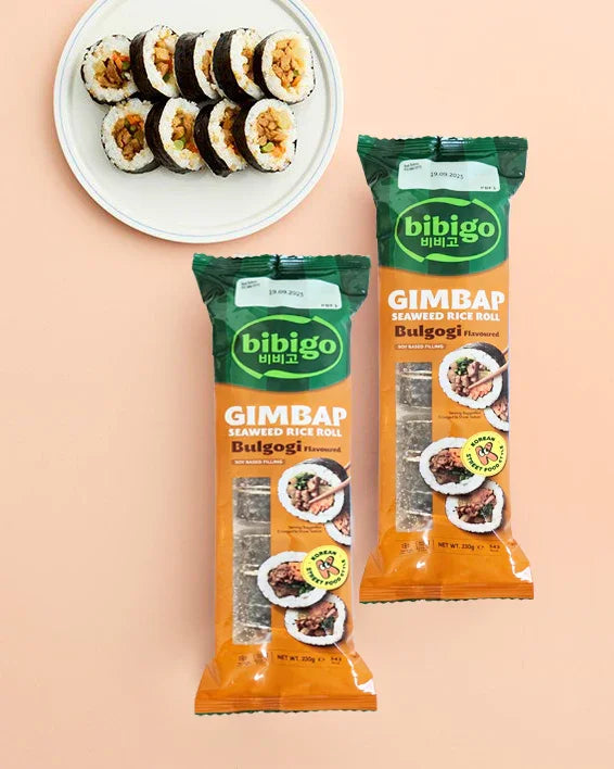 Bibigo Bulgogi Gimbap 230g 2-Pack Bundle - Frozen - DotAsia