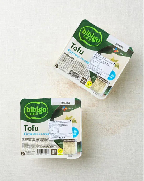 Bibigo Tofu for Pan-frying 300g 2-Pack Bundle - Refrigerated - DotAsia