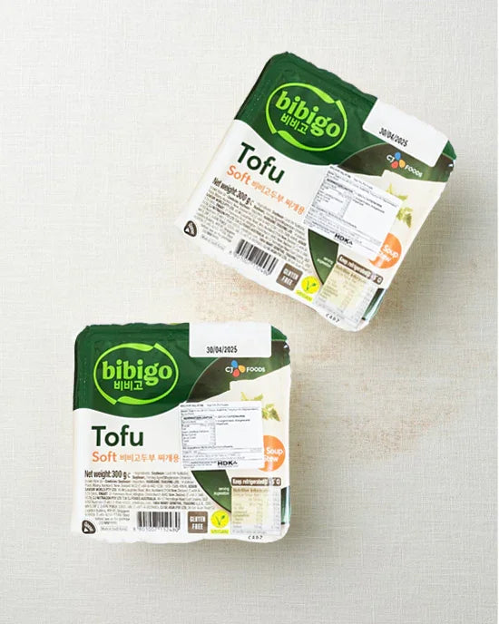 Bibigo Tofu for Stew 300g 2-Pack Bundle - Refrigerated - DotAsia