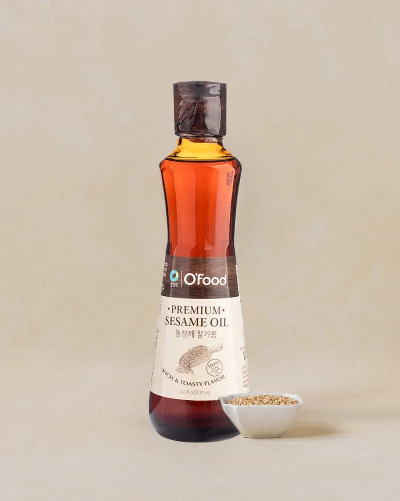 청정원 오푸드 통참깨 참기름 300ml - DotAsia