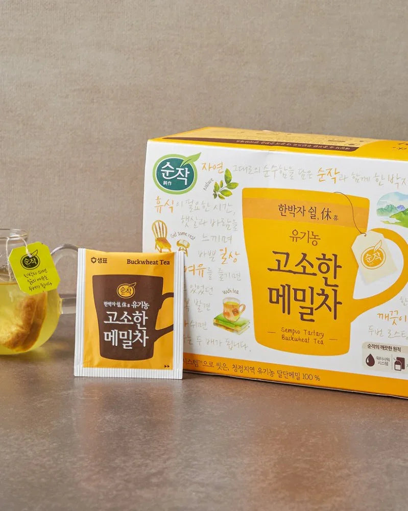 Sempio Sunjak Organic Buckwheat Tea 30g (20 Tea Bags) - DotAsia