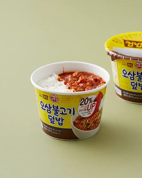 Ottogi Cup Rice Osam Bulgogi Rice Bowl 310g - DotAsia