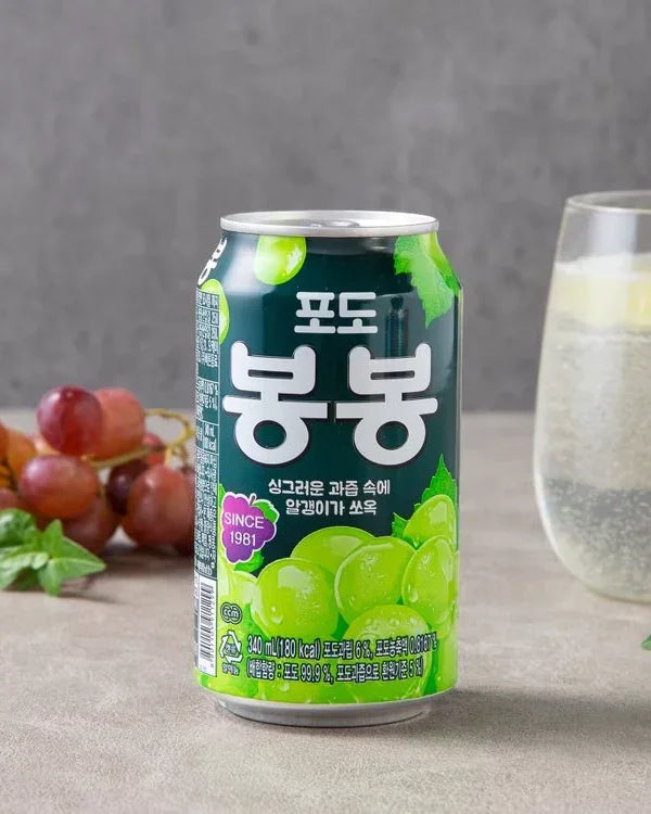 Haitai Grape BongBong 340ml - DotAsia
