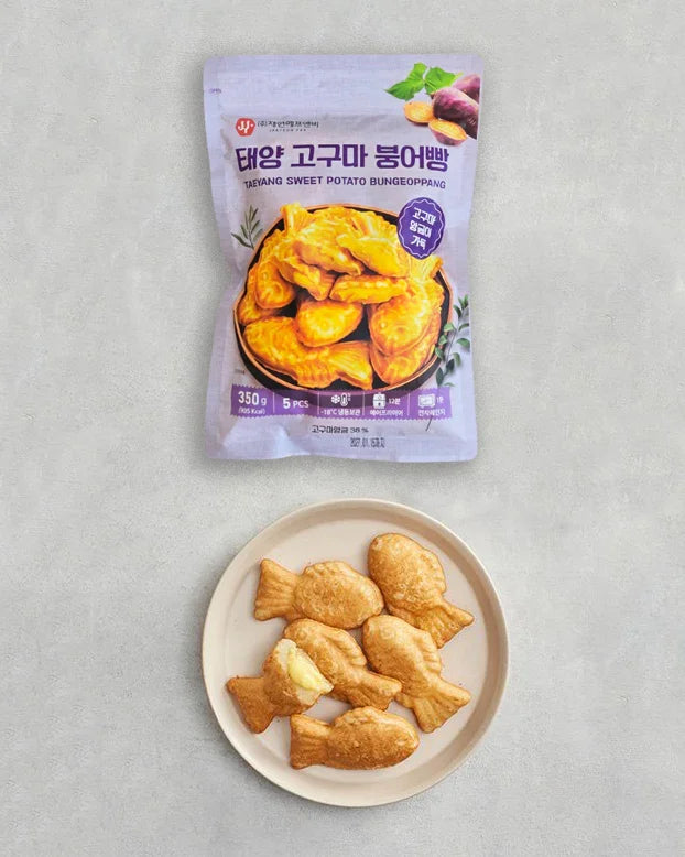 Taeyang Sweet Potato Fish-shaped Pastry 350g - Frozen - DotAsia