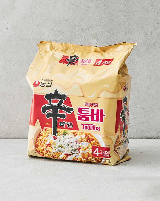 농심 신라면 매콤꾸덕한 툼바 4개입 - DotAsia