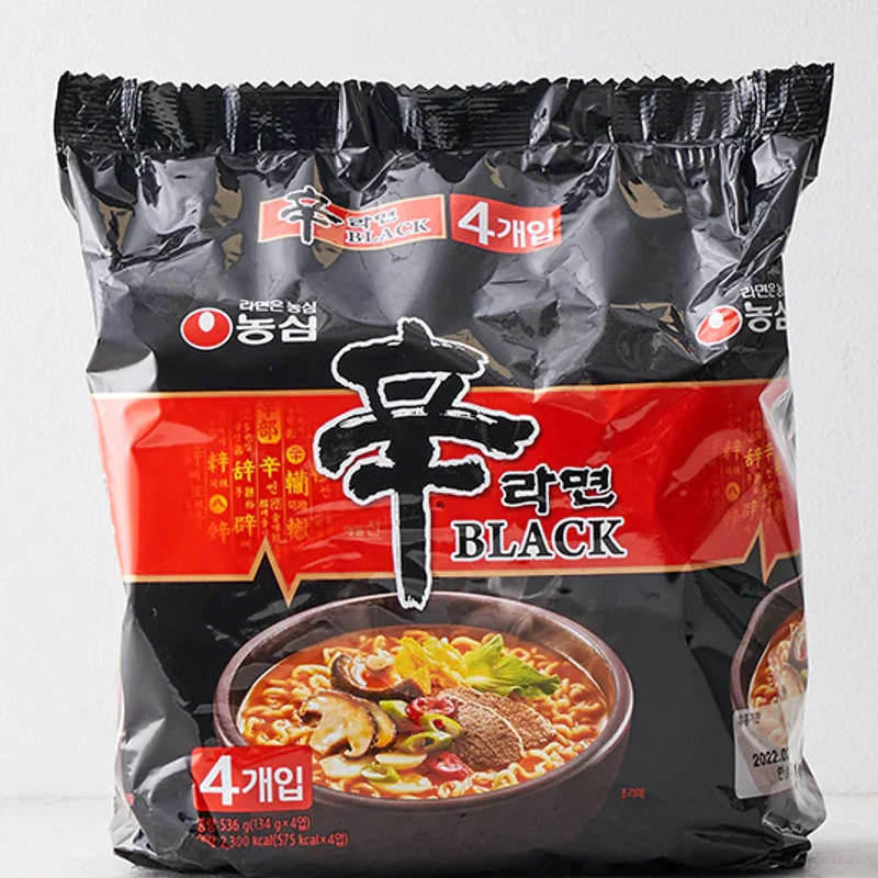 농심 신라면 블랙 4개입 - DotAsia