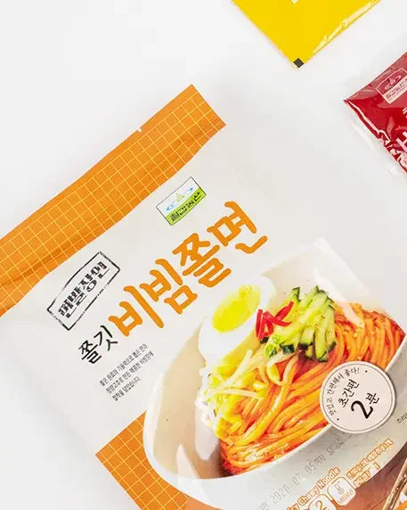 Chilgab Chewy Bibim Jjolmyeon 424g - Refrigerated 1 - DotAsia