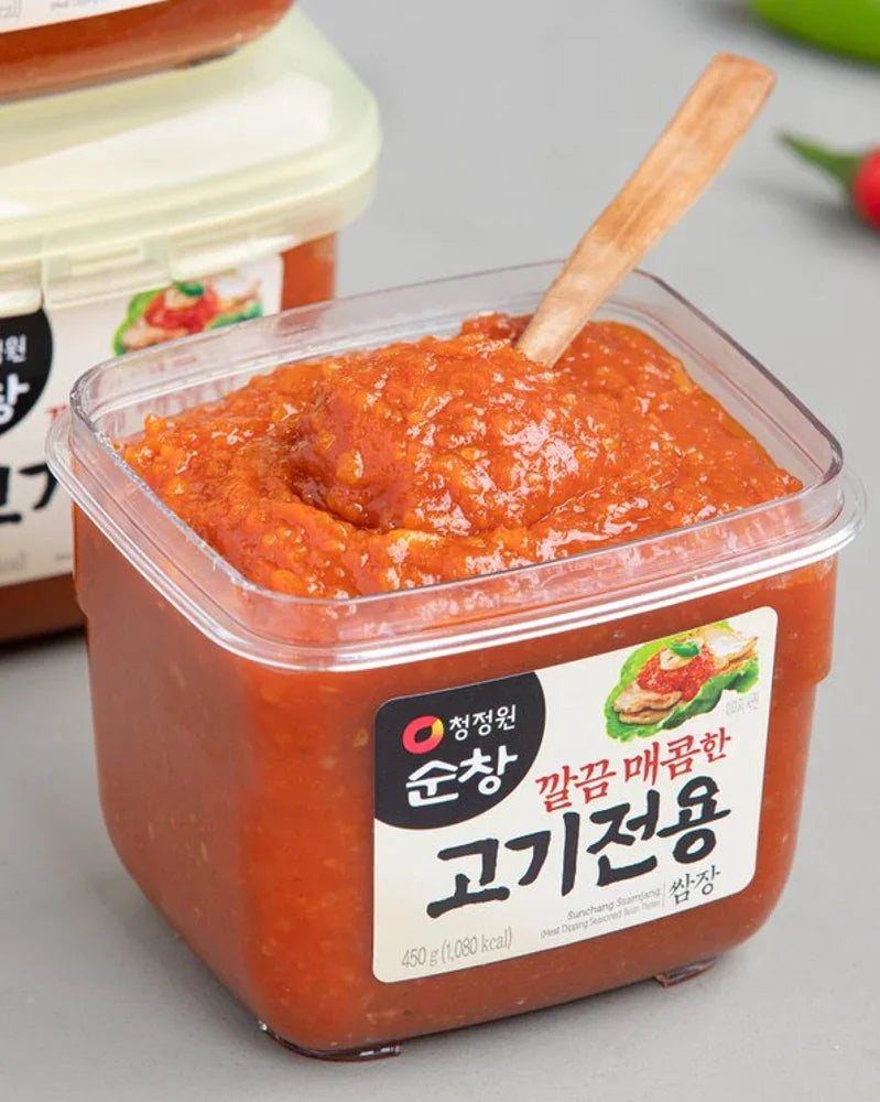 Chungjungone Sunchang Clean Spicy Meat-Specific Ssamjang 450g - DotAsia