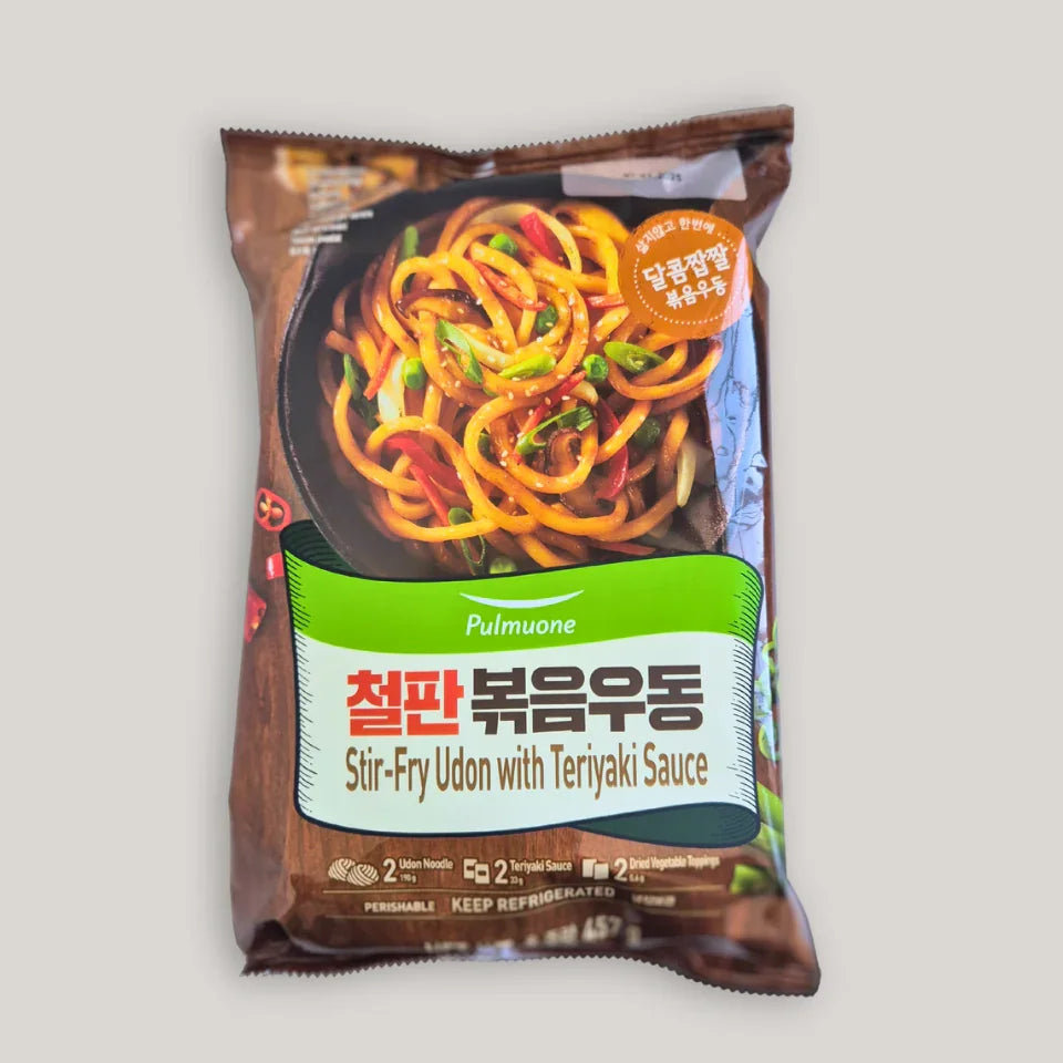 (특가) 풀무원 철판볶음우동 457g - 냉장 - DotAsia