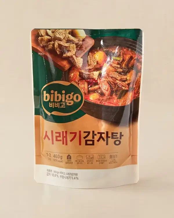 Bibigo Dried Radish Leaves Gamjatang 460g - DotAsia