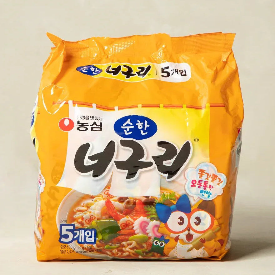 농심 너구리 순한맛 멀티팩 (5개입) - DotAsia