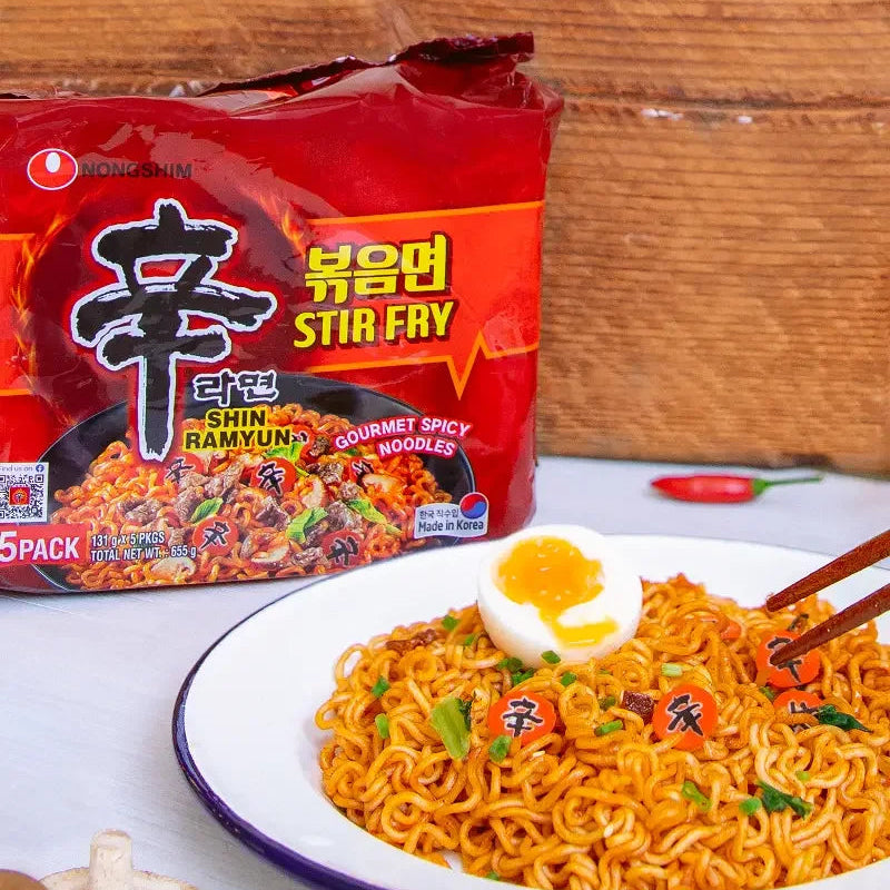 농심 신라면 볶음면 5개입 - DotAsia