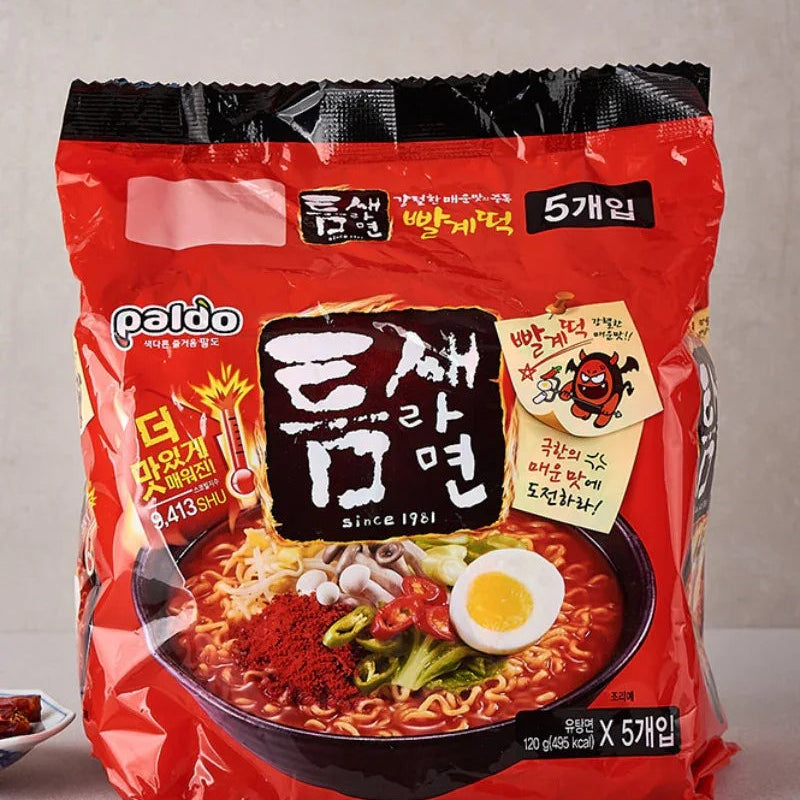 팔도 틈새라면 5개입 - DotAsia