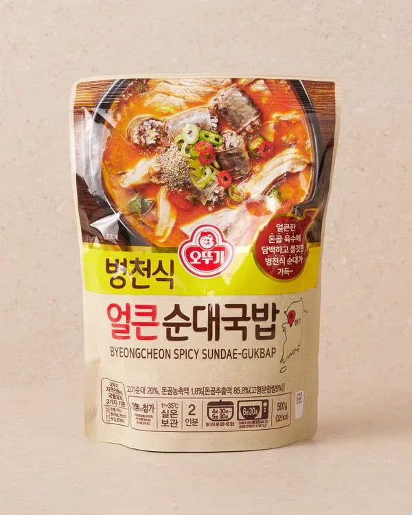 Ottogi Byeongcheon-style Spicy Sundae Gukbap 500g 1 - DotAsia