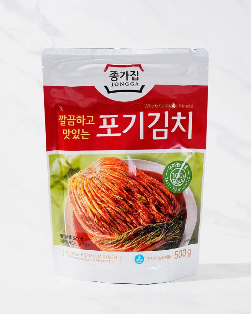 Jonggajip Whole Cabbage Kimchi 500g Sale - DotAsia