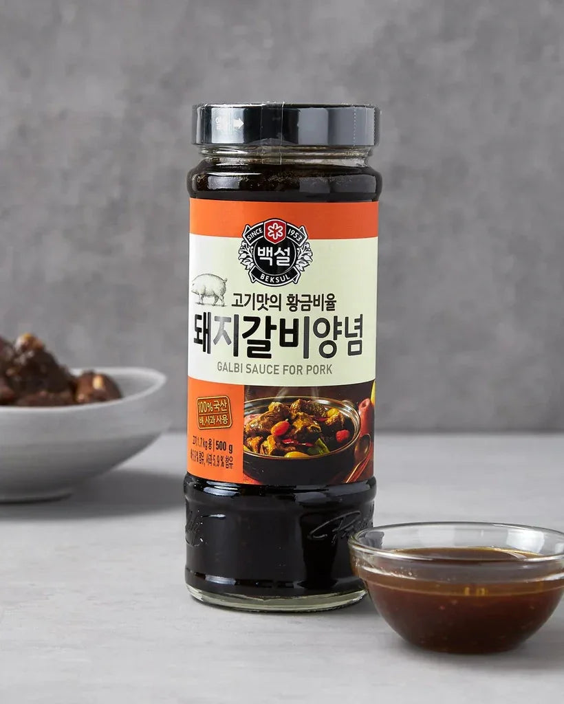백설 돼지갈비양념 500g - DotAsia